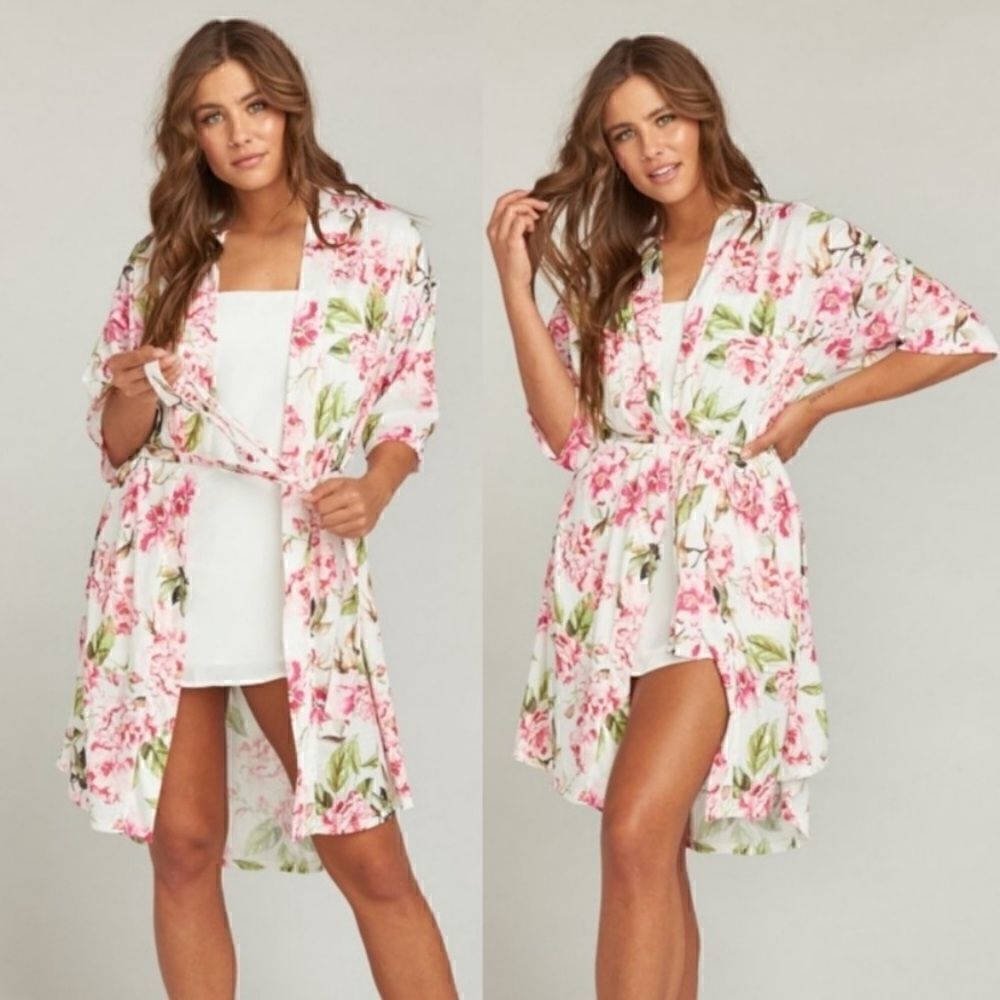 Show Me Your Mumu brie robe floral print One Size